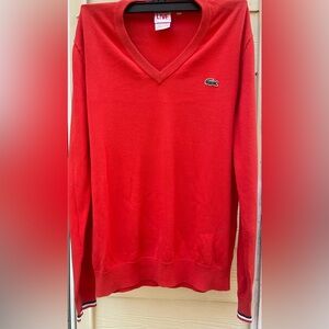 LACOSTE L!VE Men V-Neck Jumper Pullover Sweater Size M - (4)